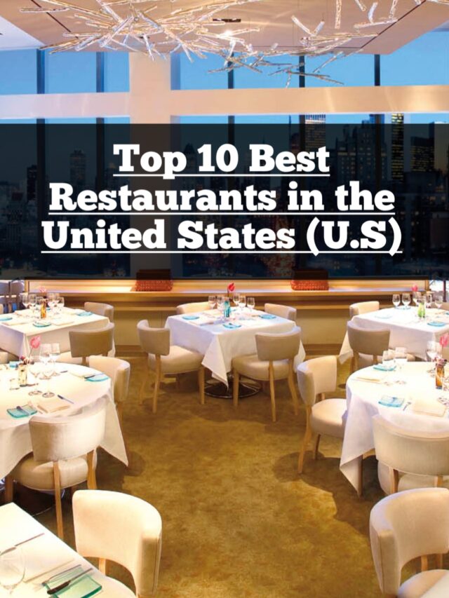 top best restaurants in us