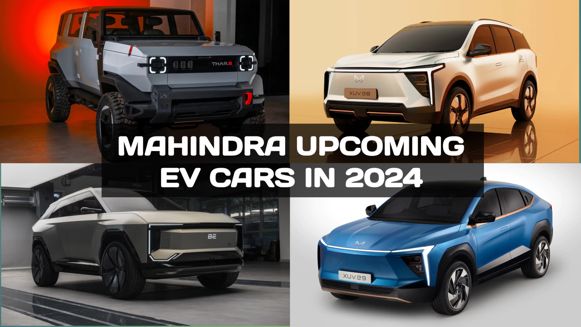 Upcoming Mahindra Electric Suv