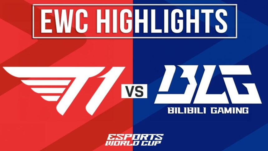 T1 vs Bilibili Gaming in League of Legends Esports World Cup 2024