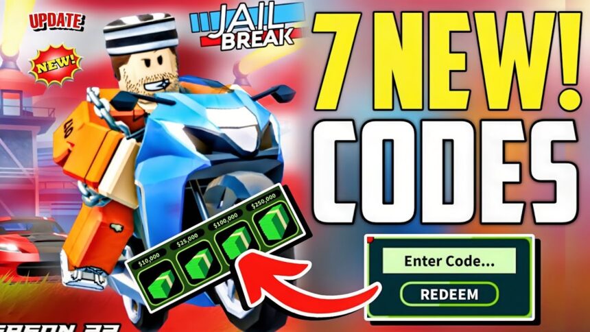 Jailbreak Codes for July 2024: Unlock the Latest Rewards