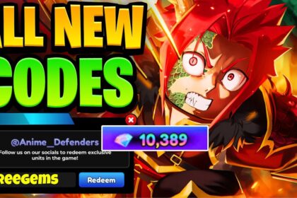 Anime Defenders: July 2024 Codes and Rewards